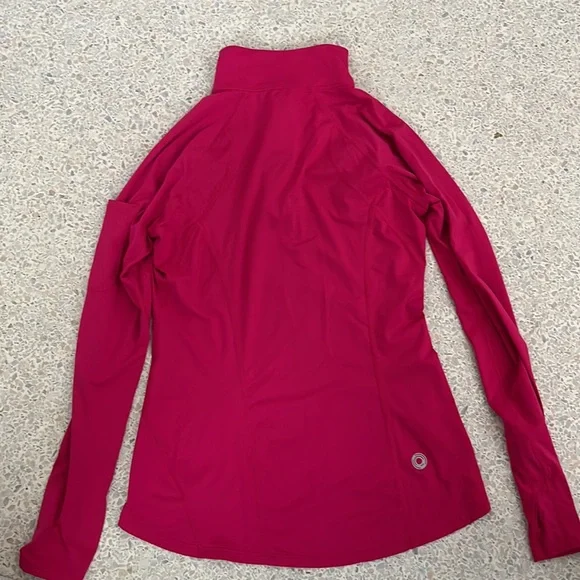 BloqUV Women's Half Zip Top - Passion Pink small - Picture 8 of 8